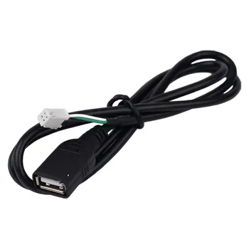 Удължителен кабел USB-адаптер за автомобил радио, стерео уредба, практически замяна, полезен, абсолютно нов, здрав, с високо качество.