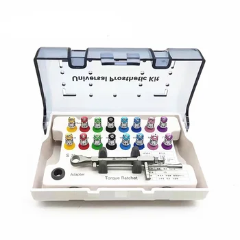Хирургически универсална кутия за инструменти Набор от ръчни инструменти, Импланти Динамометричен ключ с 16 отвертками Друго оборудване